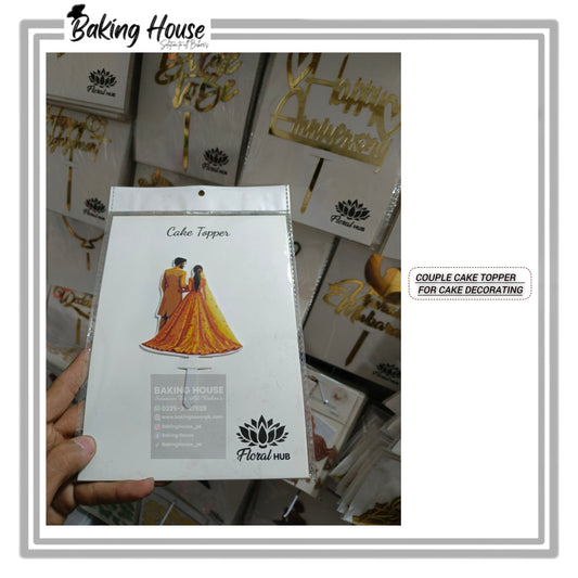 Cake Couple Topper For Cake Decorating (D-2)