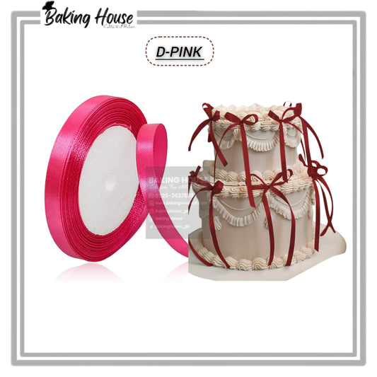 1/2 Inch Pink Ribbon For Cake Decorating
