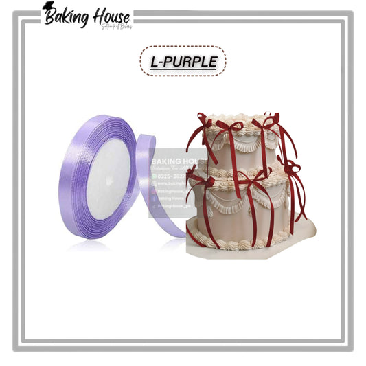 1/2 Inch L- Purple Ribbon For Cake Decorating