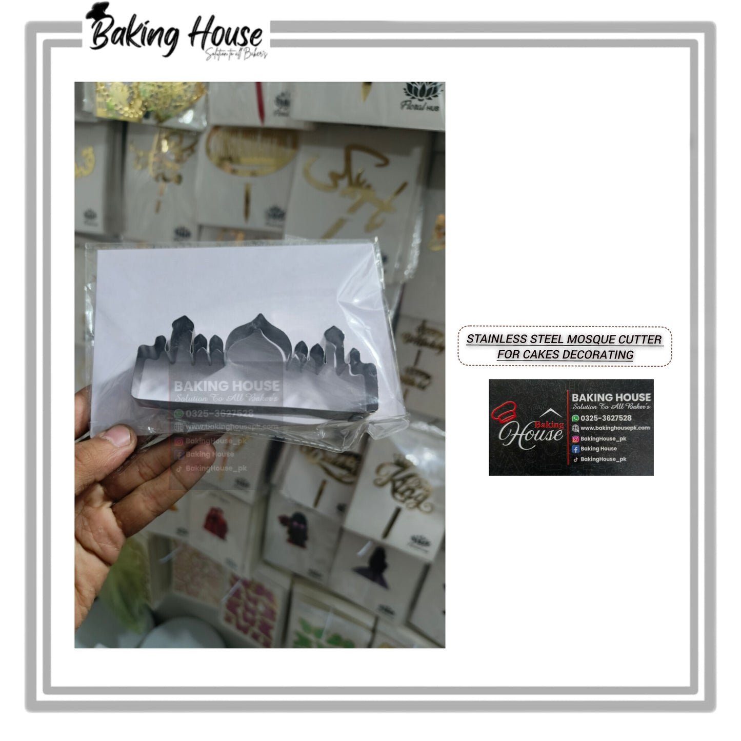 Mosque Stainless Steel Cutter Fir Cake Decorating