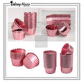 10pcs Pink Foil Cupcake liner For Serving