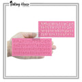 New Mini Alphabet & Number Silicon Fondant Mould High Quality For Cake Decorating