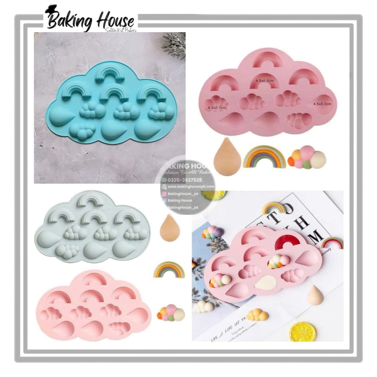 Cloud Silicone Chocolate & Candy Mould