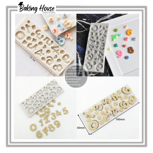 0to1 Biscuits Design Silicone Fondany Mould For Cake Decorating