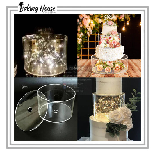 6inch Transparent Spacer For Cake Decorating