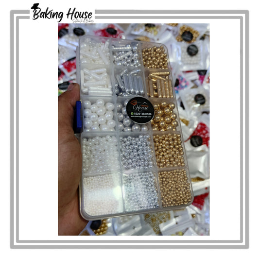 15Cavity Baking house imported Edible Beads For Cake Decorating