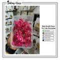 Dark Pink Dry Baby Breth Flower For Cake Decorating