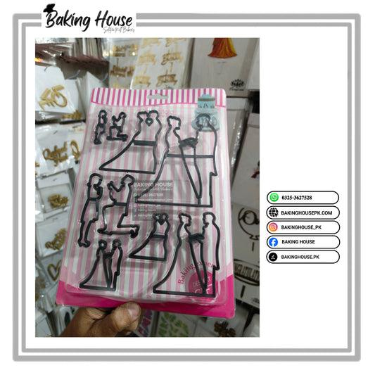 Couple Cutter For Cookies Cutter Fondant Making