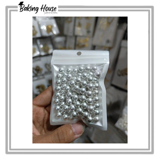 7mm Imported Silver Edibles Sprinkle For Cake Decorating