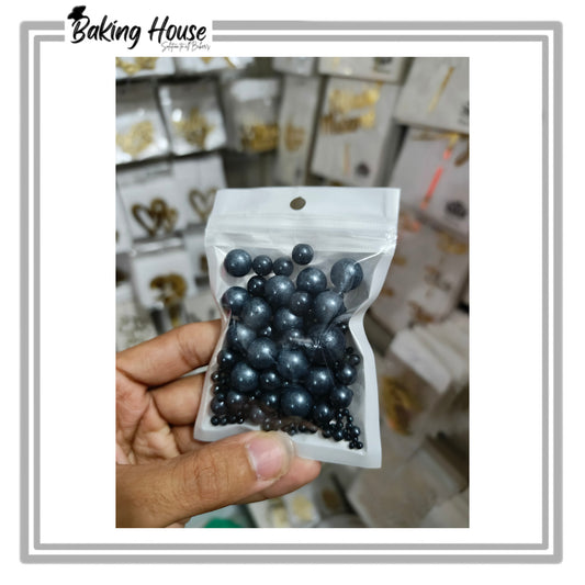Mix Imported Edible Black Sprinkle For Cake Decorations