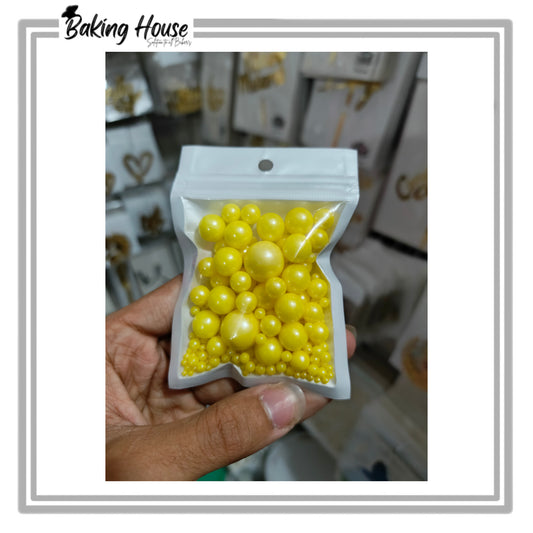 Mix Imported Edible Yellow Sprinkle For Cake Decorations