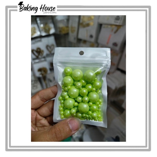 Mix Imported Edible Green Sprinkle For Cake Decorations