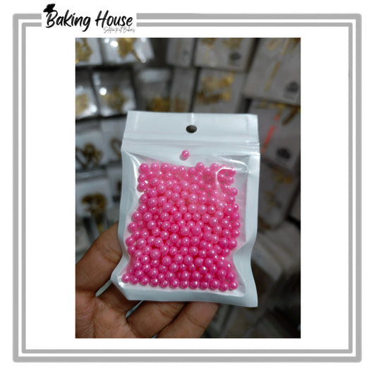 4mm Imported Pink Edibles Sprinkle For Cake Decorating