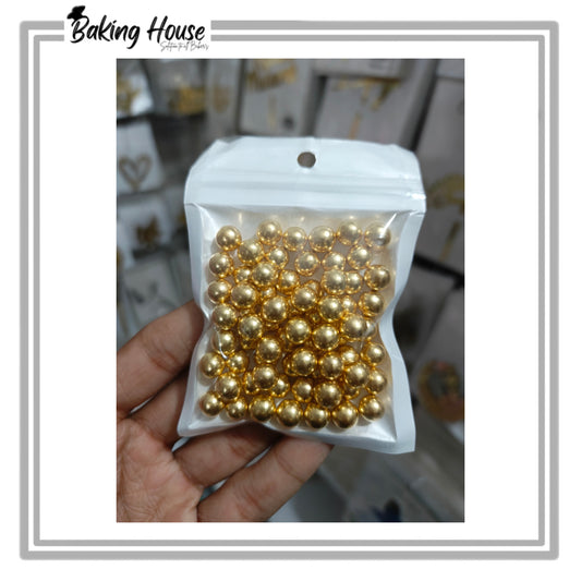 7mm Imported Golden Edibles Sprinkle For Cake Decorating