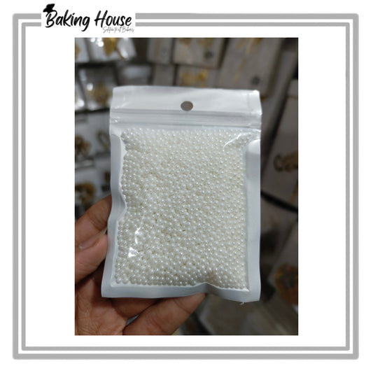 2mm Imported White Edibles Sprinkle For Cake Decorating