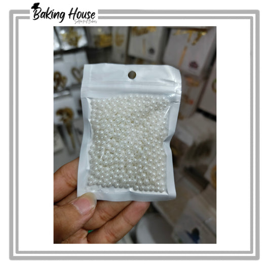 4mm Imported White Edibles Sprinkle For Cake Decorating
