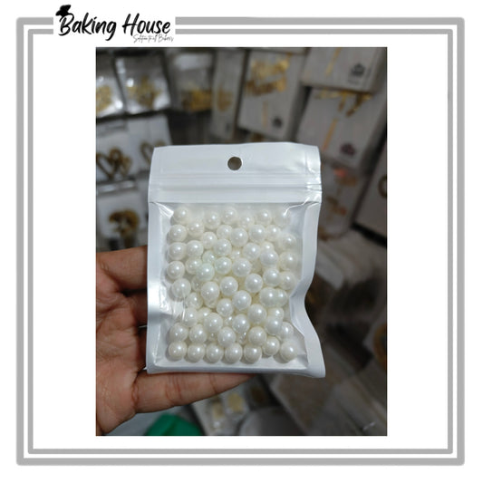 7mm Imported White Edibles Sprinkle For Cake Decorating