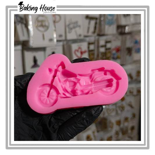 3D Bike Silicon Fondant Mould For Cake Decorating
