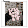 20pcs Gilter Shimmer Light Pink Fox Balls For Cake Decorating
