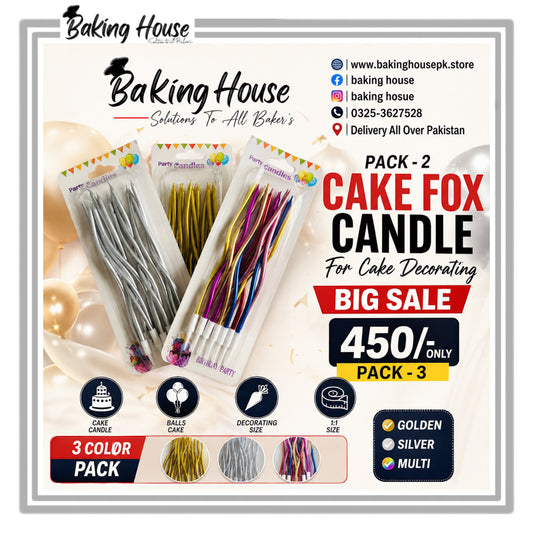 𝐏𝐚𝐜𝐤 - 𝟑 𝐒𝐩𝐢𝐫𝐚𝐥 𝐂𝐚𝐧𝐝𝐥𝐞 𝐅𝐨𝐫 𝐂𝐚𝐤𝐞 𝐃𝐞𝐜𝐨𝐫𝐚𝐭𝐢𝐧𝐠 [𝟑𝟔 𝐂𝐚𝐧𝐝𝐥𝐞]