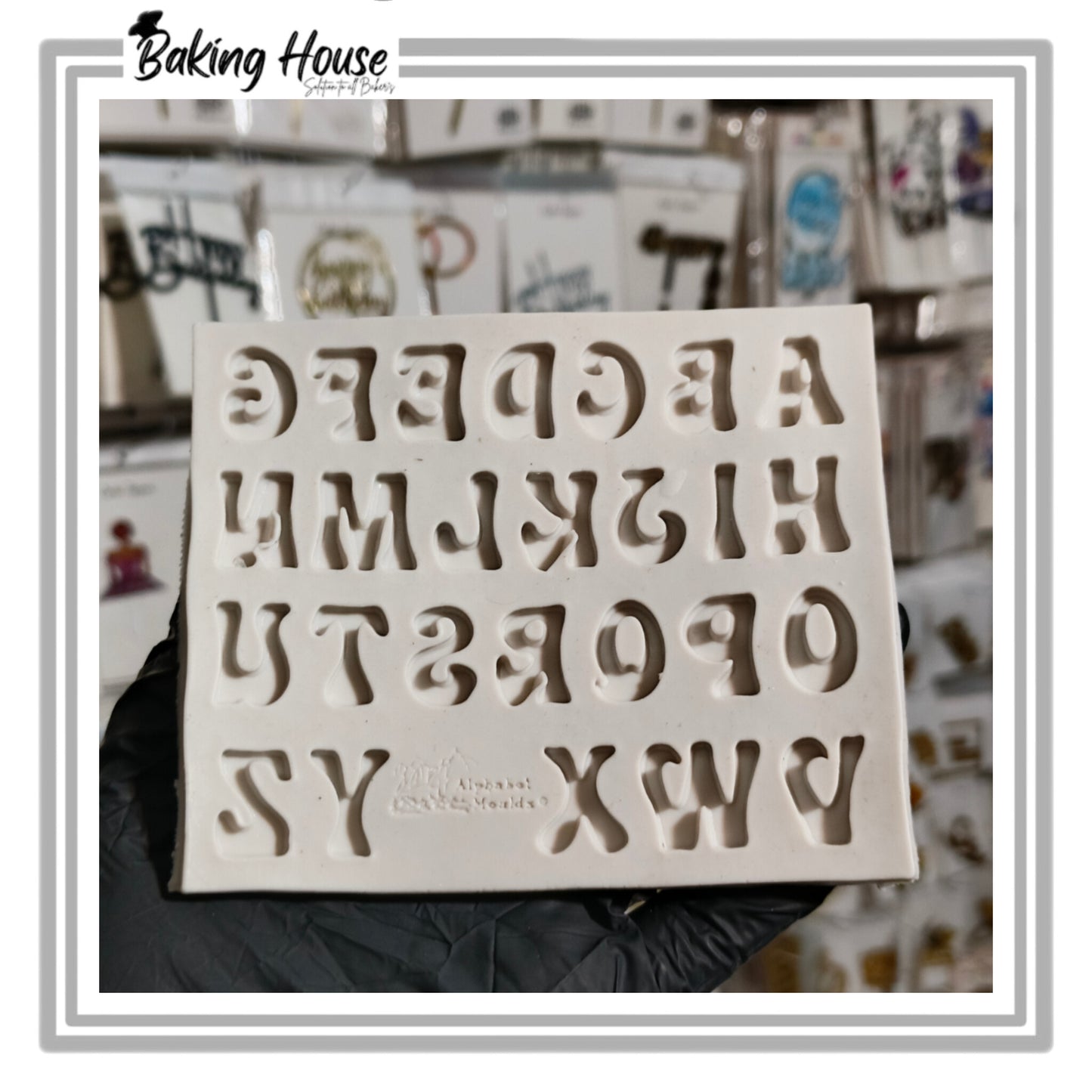 Trending Upper Alphabet Silicon Fondant Mould For Cake Decorating