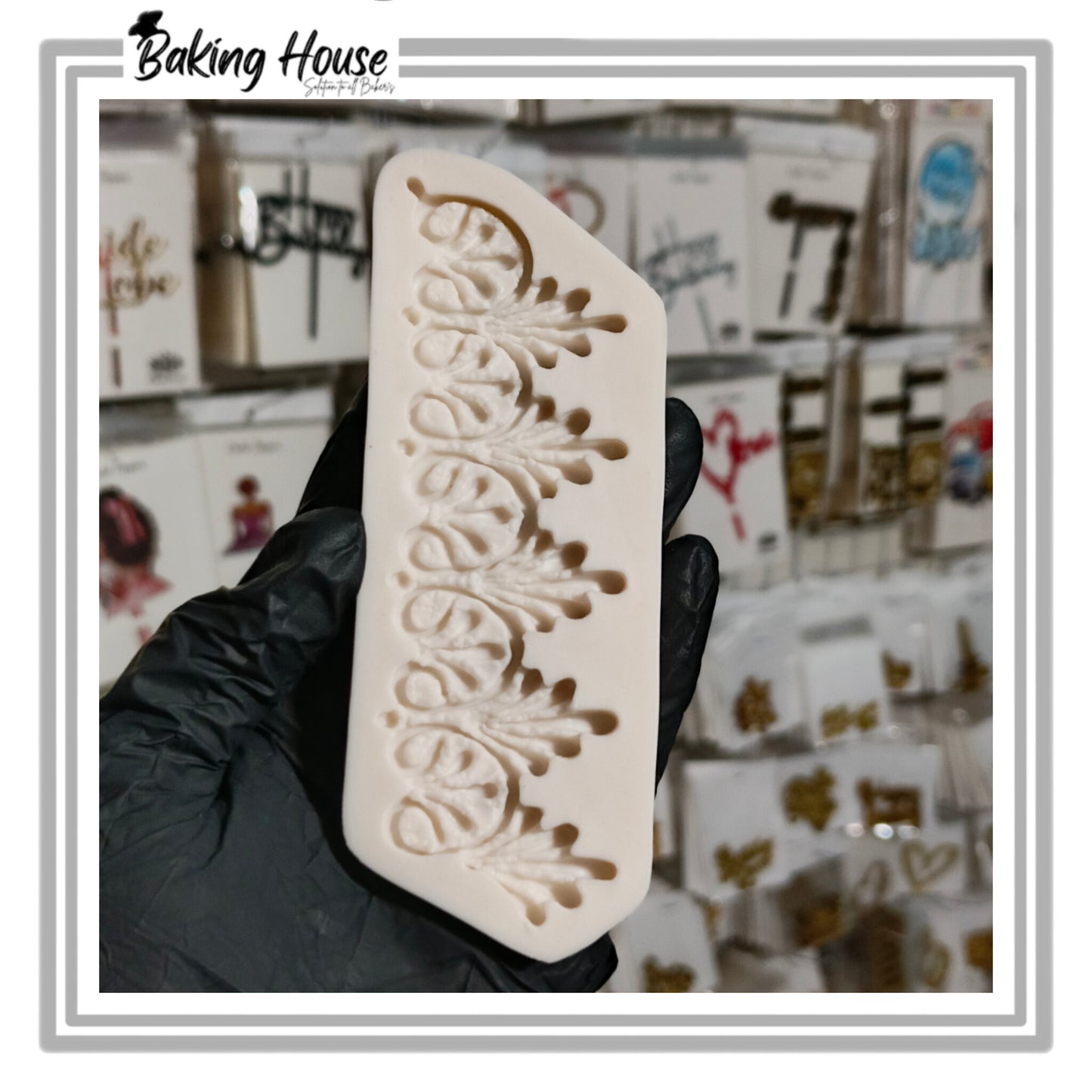 Boarder Silicon Fondant Mould For Cake Decorating