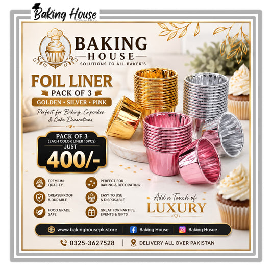 𝐏𝐚𝐜𝐤 𝐨𝐟 𝟑 𝐅𝐨𝐢𝐥 𝐂𝐮𝐩𝐜𝐚𝐤𝐞 𝐋𝐢𝐧𝐞𝐫𝐬 – 𝟑𝟎𝐩𝐜𝐬 (𝐆𝐨𝐥𝐝𝐞𝐧, 𝐒𝐢𝐥𝐯𝐞𝐫 & 𝐏𝐢𝐧𝐤)